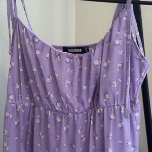 Lavender purple maxi dress